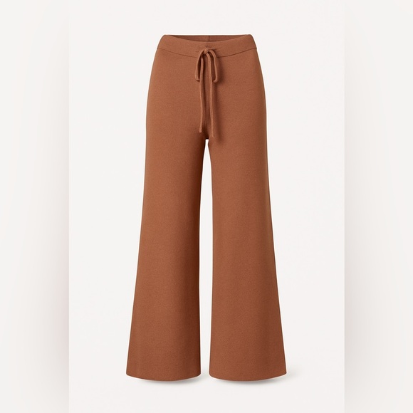 525 America Women’s Clover Wide-Leg Knit Lounge Pants in Cocoa Brown – Sz M NWOT